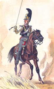 Обер-офицер Кавалергардского полка в походной форме