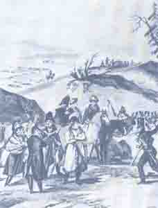 Наполеон на реке Березине