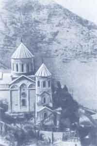Монастырь св. Давида в Тбилиси, где похоронен А.С. Грибоедов