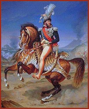 Мюрат, маршал Франции, король Неаполя. Картина из музея Лувра, Париж
