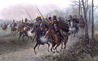 Нападение казаков на штаб Наполеона у села Городни